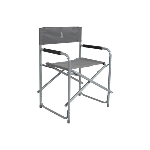 Bo-Camp Director's Chair Steel Grey Bo-Camp - UK Camping And Leisure