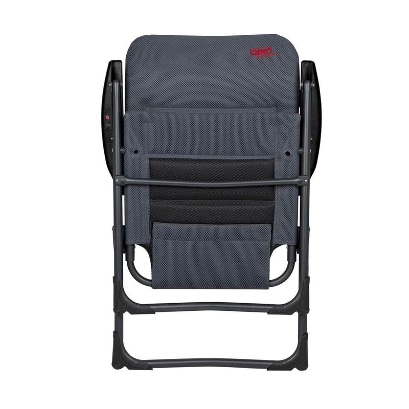 Crespo Chair AP/218 Air Deluxe Grey Crespo - UK Camping And Leisure