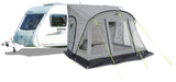 Quest Falcon Pro 390 Poled Porch Caravan Awning Grey Quest Leisure - UK Camping And Leisure