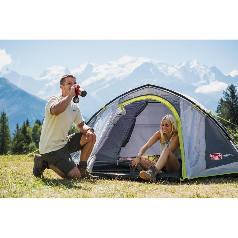 Coleman Tent Darwin 4+ Compact 4 Person Dome Tent Camping Coleman - UK Camping And Leisure