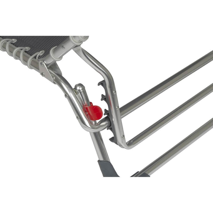 Crespo Lounger Low AL/367 Dark Grey Crespo - UK Camping And Leisure