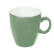 Bo-Camp Tableware Two-Tone Melamine 16 Pieces Green/White Bo-Camp - UK Camping And Leisure