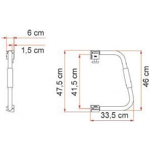 Fiamma Security 46 White 03513A01- Fiamma - UK Camping And Leisure