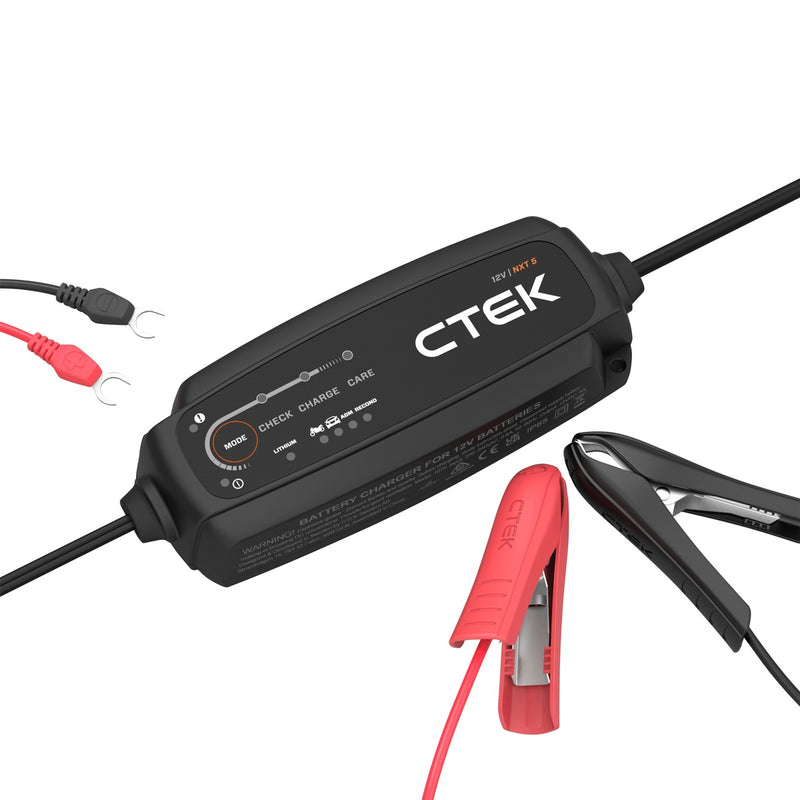 CTEK NXT 5 UK+G Smart Battery Charger for 12V Lead Acid & Lithium-ion