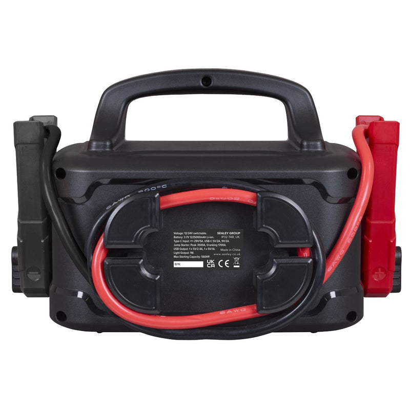 Sealey 3500A 12/24V Lithium Jump Starter Power Pack SL36S Sealey - UK Camping And Leisure