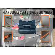 Olpro Rear Double Seat Storage Organiser - Grey - View 4