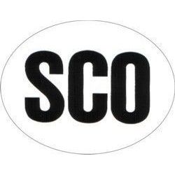 W4 Sco Sticker Large Oval 37153 W4 - UK Camping And Leisure