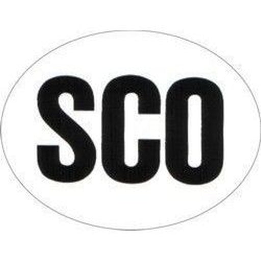W4 Sco Sticker Large Oval 37153 W4 - UK Camping And Leisure