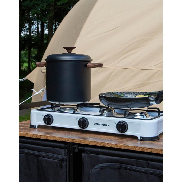 Bo-Camp Frying Pan Turn Foldaway Pan Handle Dia 24cm Bo-Camp - UK Camping And Leisure