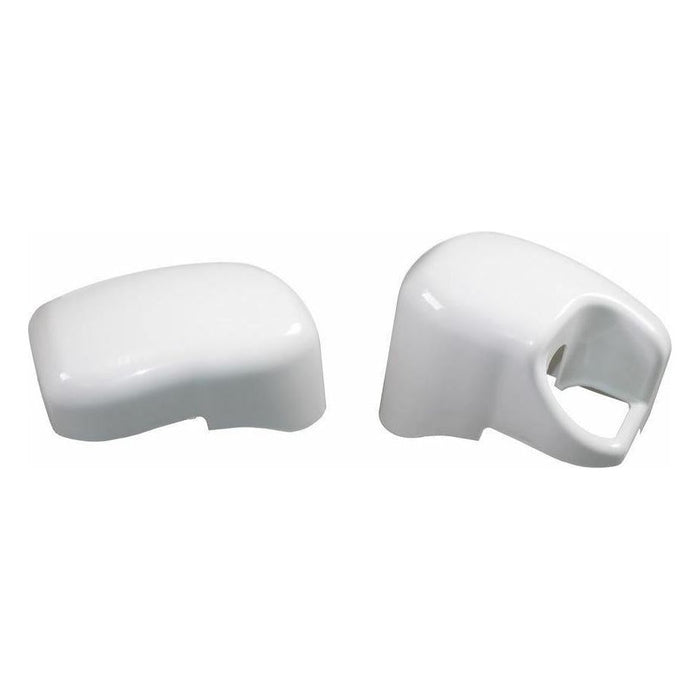 Fiamma F45Il Left & Right Hand Motorhome Awning Outer End Cap Cover Polar White Fiamma UK Camping And Leisure - UK Camping And Leisure