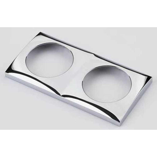 Berker Double Chrome Frame Expand Your Switch and Socket Options with a Doub W12 - UK Camping And Leisure