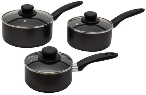 Quest Saucepan Set x 3 Quest - UK Camping And Leisure