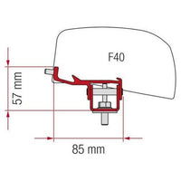 Fiamma F40 Van Adapter Kit Nissan Nv350 98655Z041