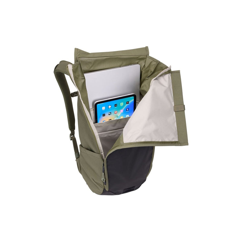 Thule Paramount bike commute backpack soft green 20L Thule - UK Camping And Leisure