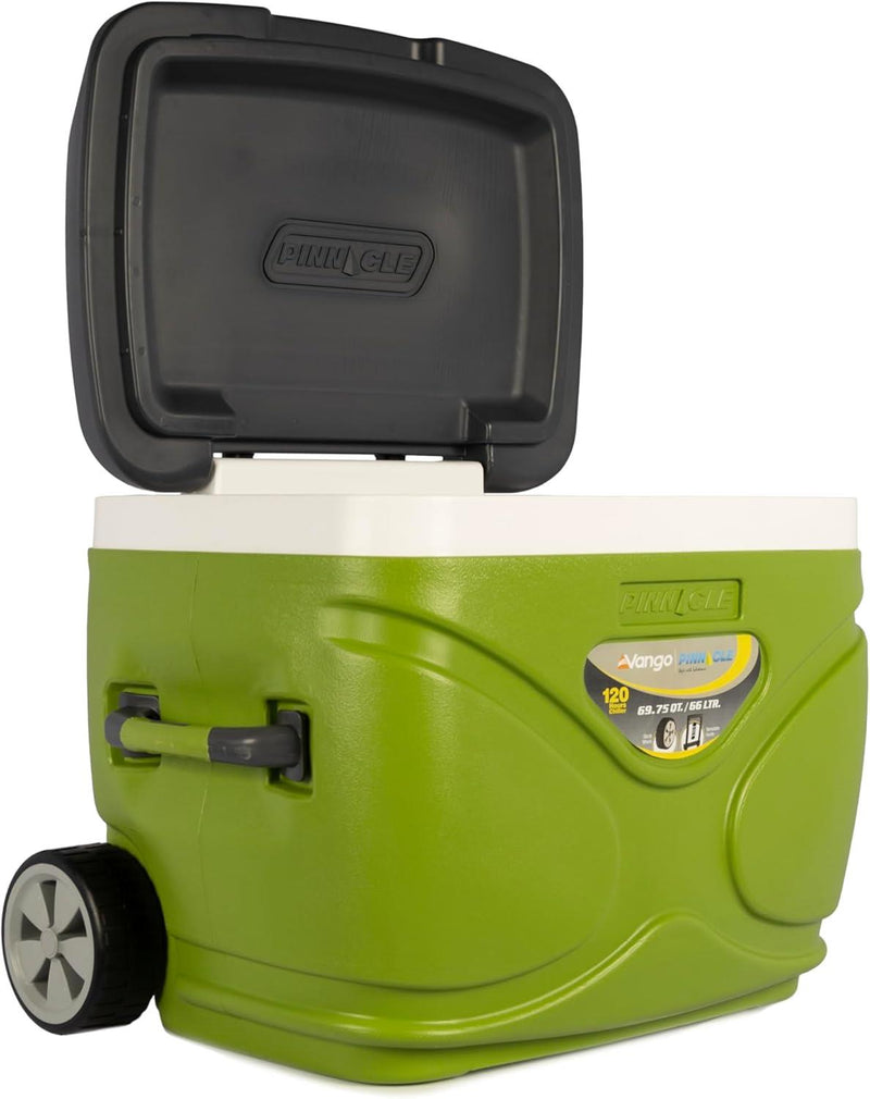 Vango Vango Pinnacle Wheelie 66L - 120Hr Cooler Coolbox 66L Green Vango - UK Camping And Leisure