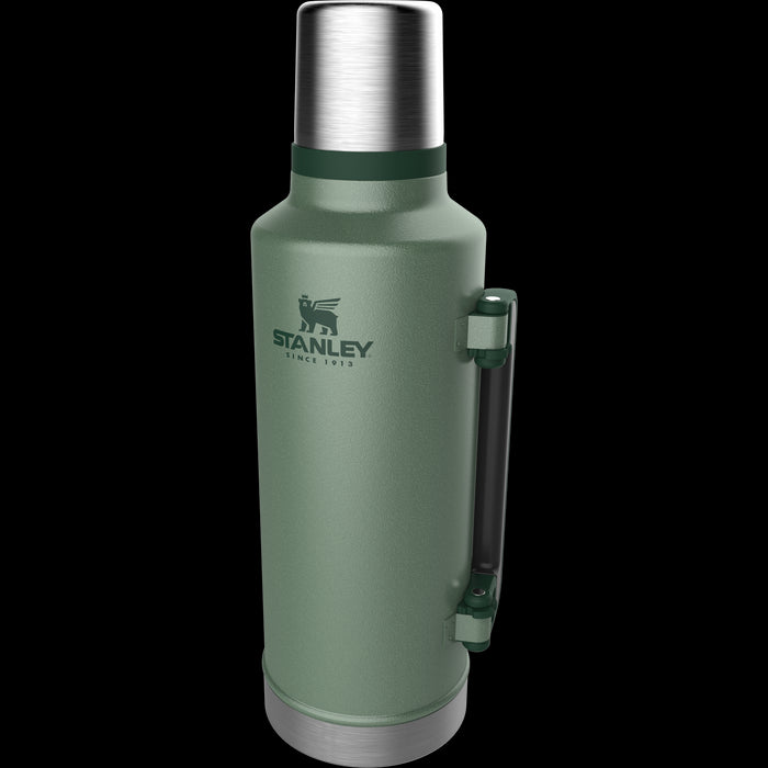 Stanley Legendary Classic Bottle 2.3L Hammertone Green Stanley - UK Camping And Leisure