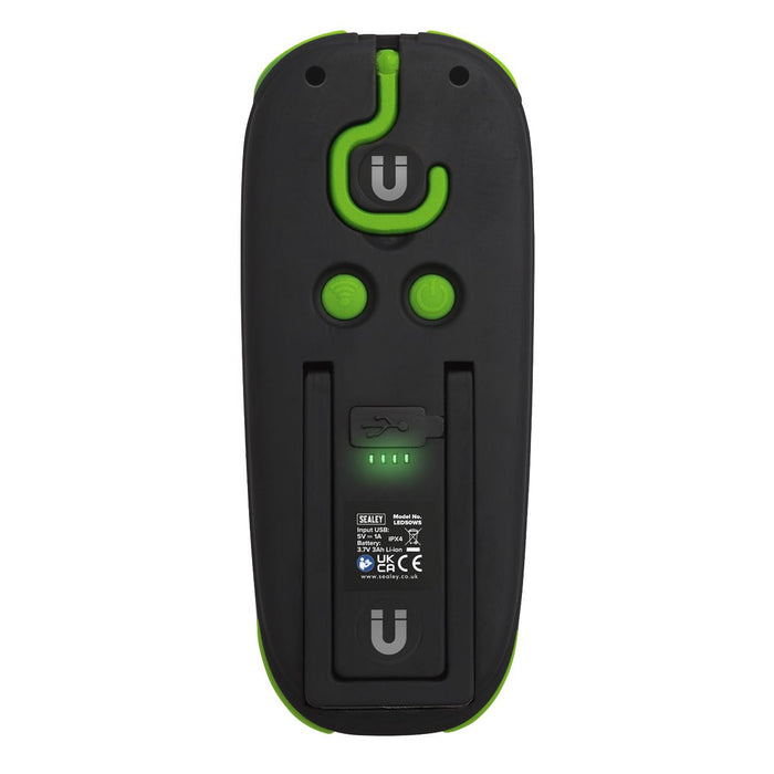 Sealey Rechargeable Torch Light Wireless Speaker 10W COB LED 500 Lumens Lamp Sealey - UK Camping And Leisure