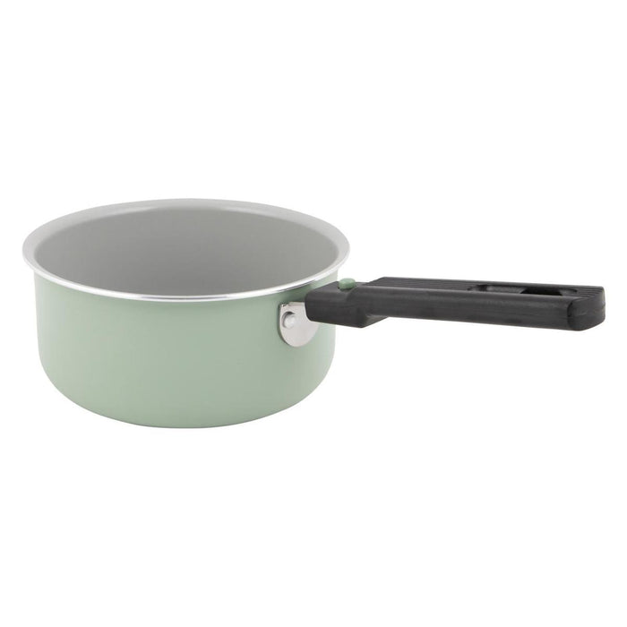 Bo-Camp Sauce Pan Sprint Removable Handle Green Dia 16cm Bo-Camp - UK Camping And Leisure