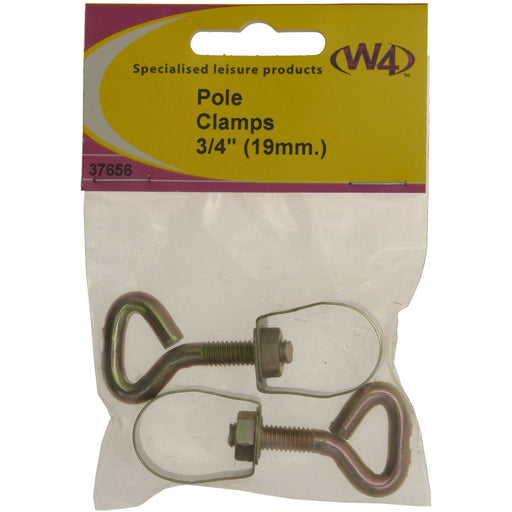 W4 Pole adjustment clamp 3/4in 19mm pack of 2 37656 W4 - UK Camping And Leisure