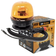 Wireless Rechargeable LED Amber Warning Beacon Light 12/24V, IP67 - MP4099