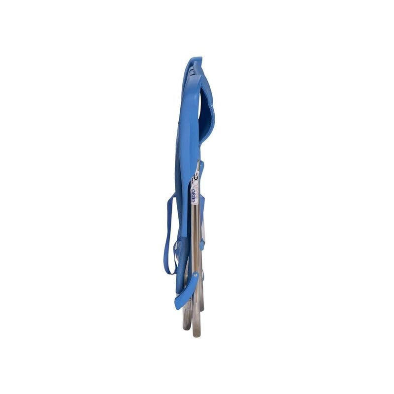Crespo Beach Chair AL/205 Compact Blue Crespo - UK Camping And Leisure