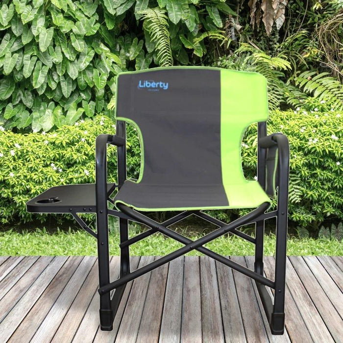 Liberty Director Chair Outdoor Camping Folding Side Table Lime Liberty - UK Camping And Leisure