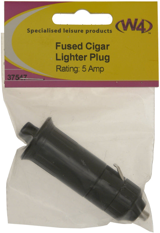 W4 Fused Cigar Lighter Plug 37547 W4 - UK Camping And Leisure