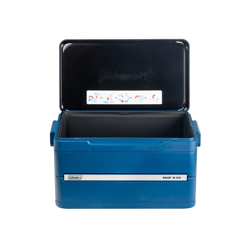 Coleman Snap N Go Blue Sapphire 45QT Collapsible Cooler Coolbox - View 2