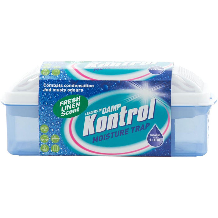 Kontrol Streamline Moisture Trap Linen Scent (1 Litre Capacity) Kontrol Krystals - UK Camping And Leisure