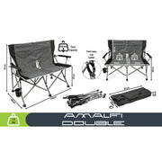 Outdoor Revolution Amalfi Duo Camping Double Sofa Armrest Chair - View 2