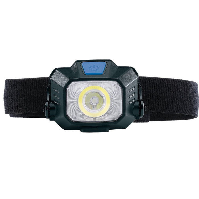 Draper COB/SMD LED Wireless/USB Rechargeable Head Torch, 6W, 400 Lumens, USB-C C Draper - UK Camping And Leisure