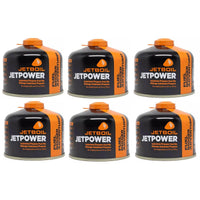 6x Jetboil JetPower Butane Gas Fuel 230g Canister