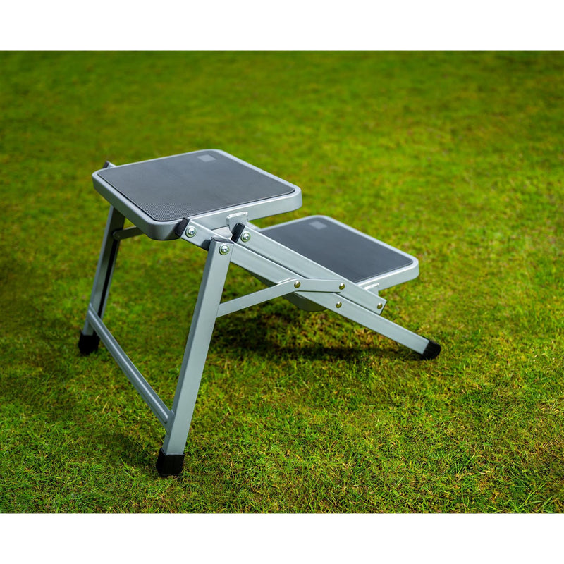 Maypole Foldable Steel Double Caravan Step Folding Portable Campervan Maypole - UK Camping And Leisure