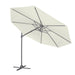 Dellonda Cantilever Parasol with 360 Rotation, Tilt & Cover 3m - Cream Dellonda - UK Camping And Leisure