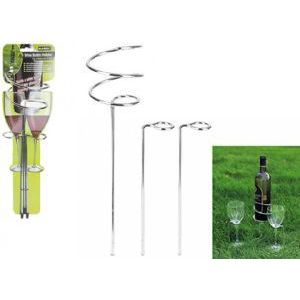 Bottle & 2 Wine Glass Holders 66000 UK Camping And Leisure - UK Camping And Leisure