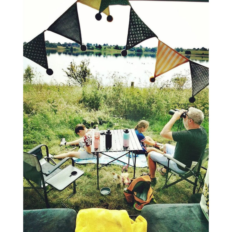 Olpro Folding Camp Table - Portable 70cm Aluminium Design