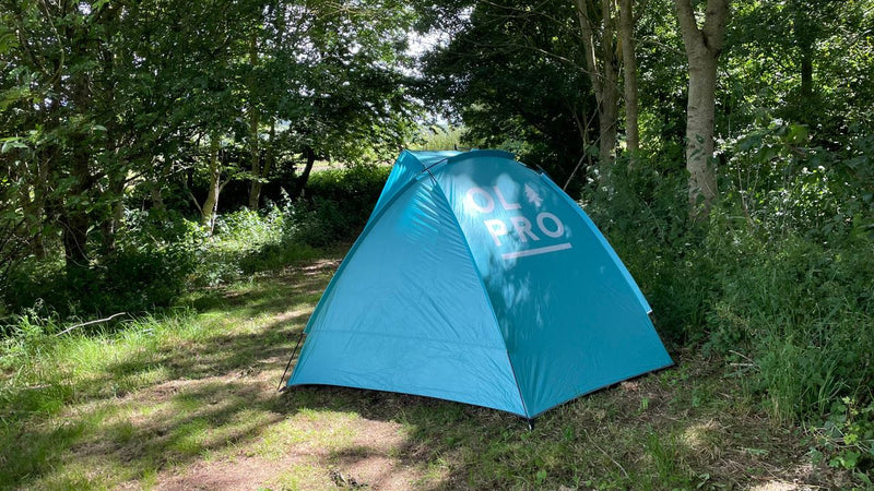 Olpro Beach Tent Orange Shelter | lightweight, festival, garden