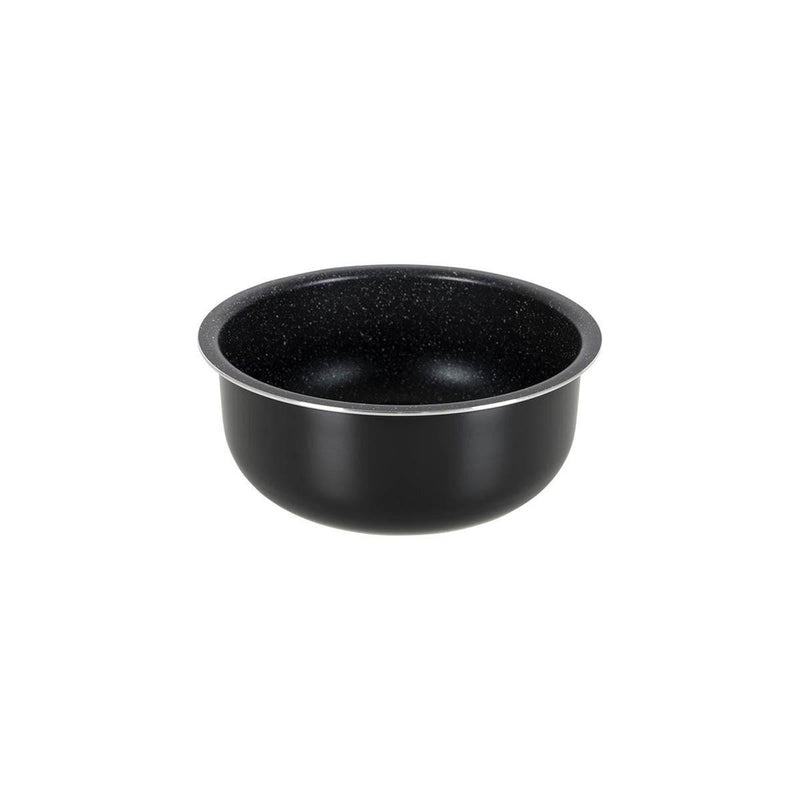 Gimex Cookware Induction Black 7 Pieces Gimex - UK Camping And Leisure