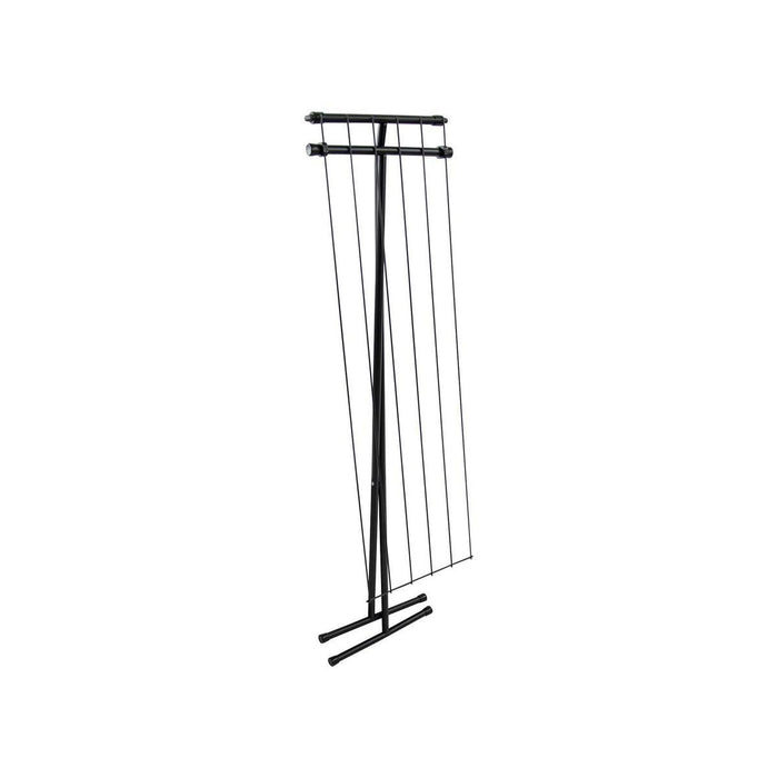 Bo-Camp Drying Rack Compact Steel Scissor Model Black 5.5M Bo-Camp - UK Camping And Leisure