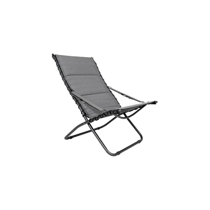 Crespo Lounger AP/262 Tex Comfort Light Grey Crespo - UK Camping And Leisure