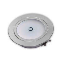 Touch Operated Recessed Downlight (12V / 1 69W / Warm White / IP20)