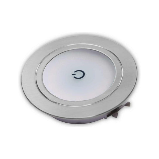 Touch Operated Recessed Downlight (12V / 1 69W / Warm White / IP20) Nova - UK Camping And Leisure