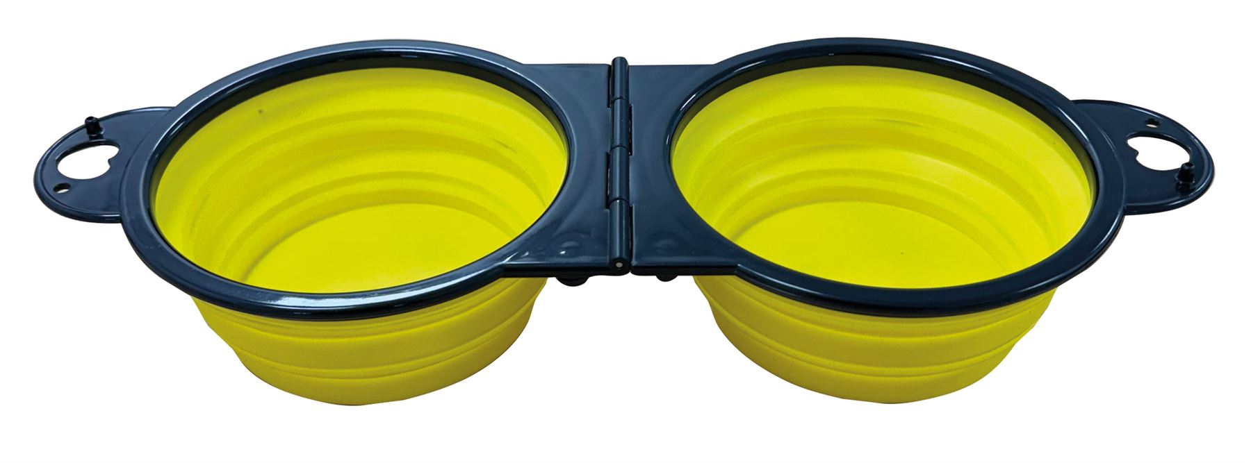 Quest Collapsable Dual Pet Bowl Quest - UK Camping And Leisure
