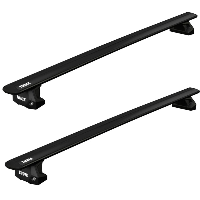 Thule WingBar Evo Roof Bars Black fits Nissan NV400 2010-2021 Van 4-dr with Fixed Points Thule - UK Camping And Leisure