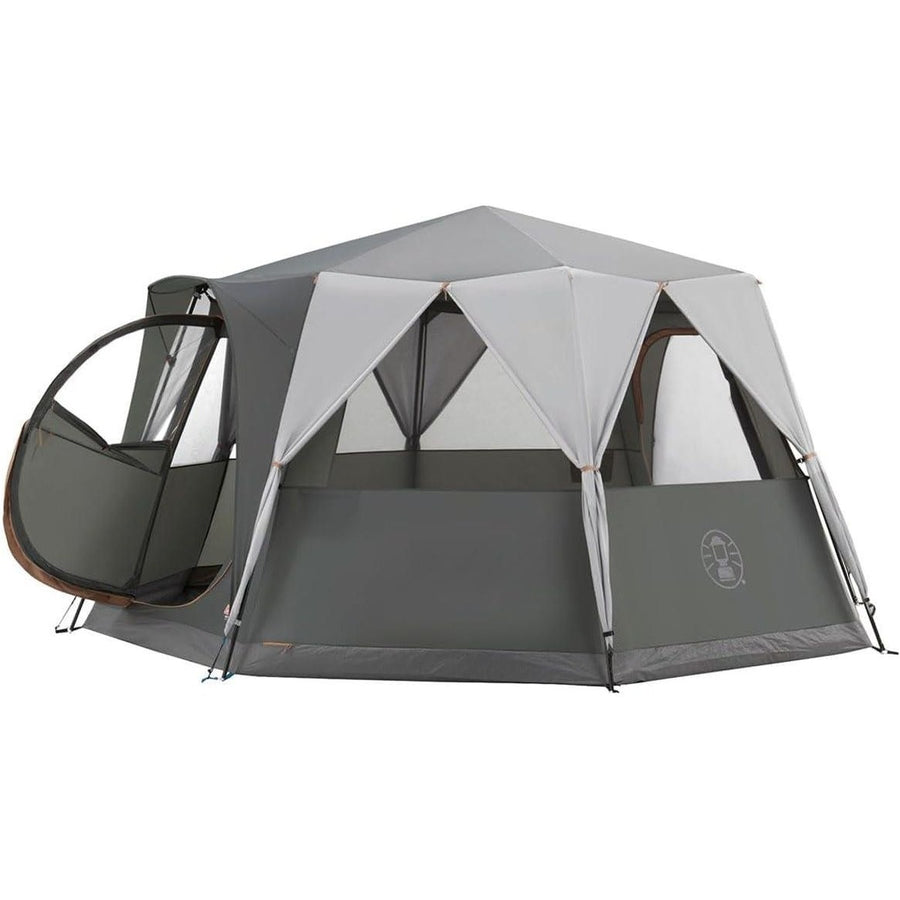 Coleman Cortes Octagon 8 Tent Grey Camping Family Festivals Glamping Coleman - UK Camping And Leisure