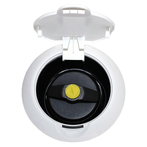 White FAP Fuel Filler Housing Complete for Caravan/Motorhomes Nova - UK Camping And Leisure