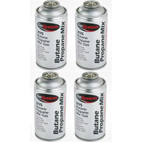 4x Go System Butane Propane Mix Gas 2175 170g 306ml