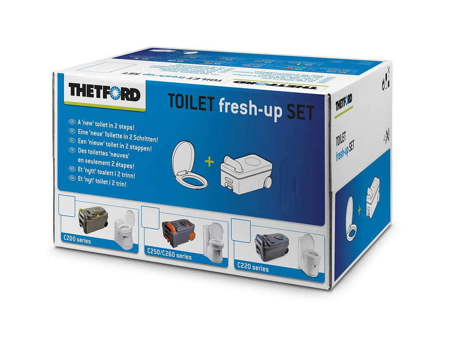 Thetford C200 Toilet Fresh-Up Set New Style 2334062 Thetford - UK Camping And Leisure