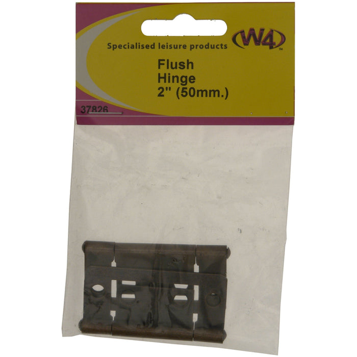 MDS1203 W4 2in flush hinge bronze finish 37826 W4 - UK Camping And Leisure