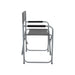 Bo-Camp Director's Chair Steel Grey Bo-Camp - UK Camping And Leisure
